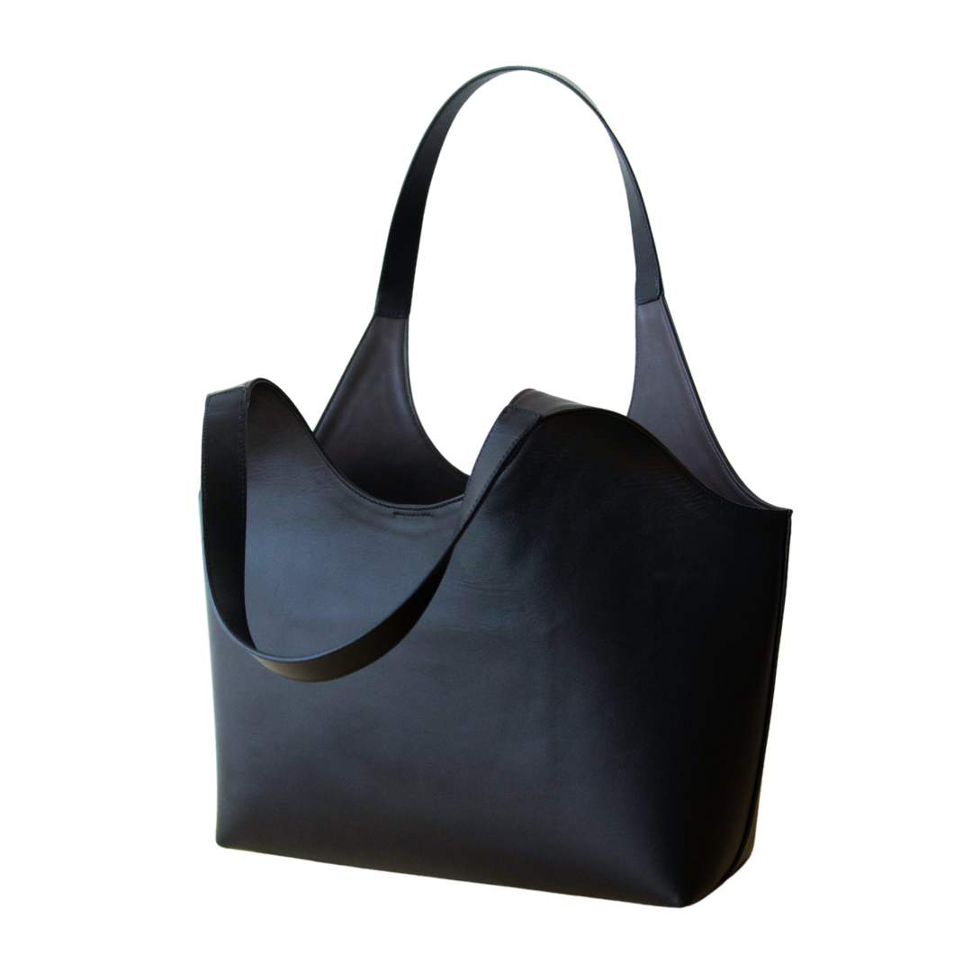 Yaya Tote Black Napa